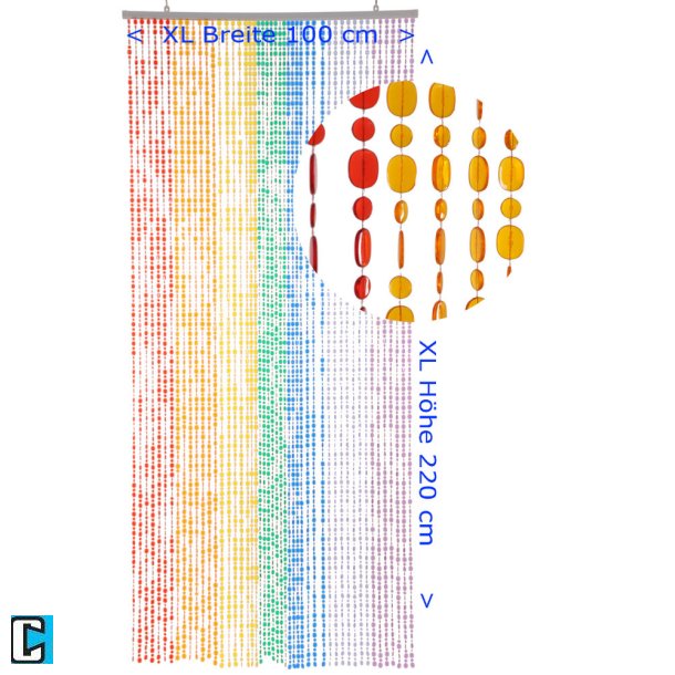 Perleforhng Sequence Multifarvet XL